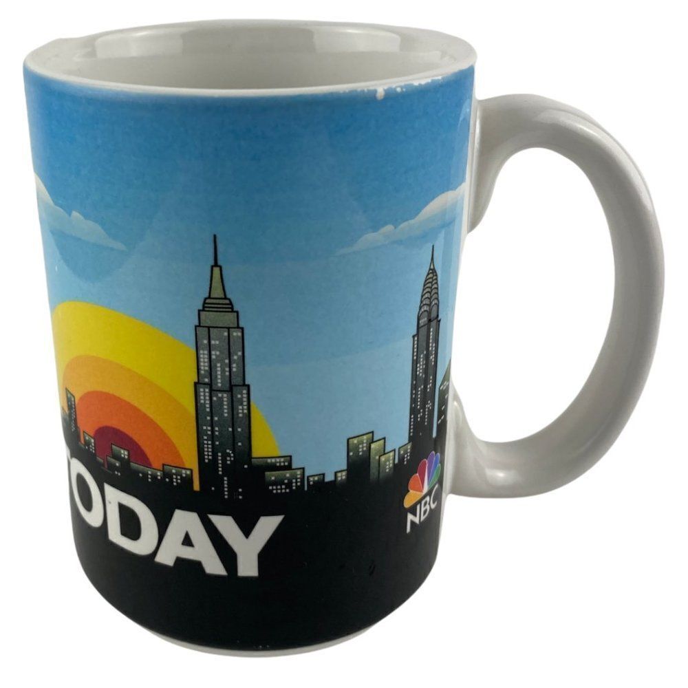 Nbc news Today Show Coffee Mug with New York City Skyline Sunshine 16 Oz